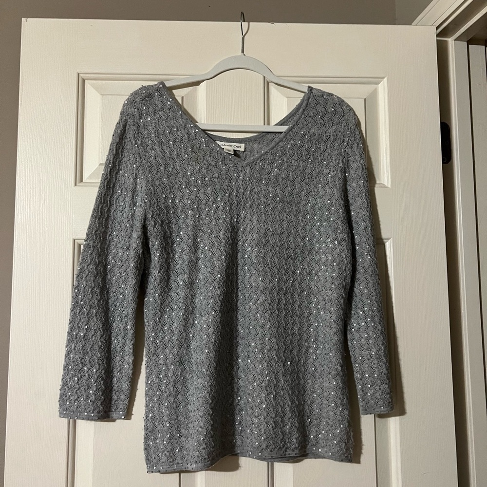 Woman’s Coldwater Creek V neck sweater